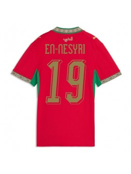 Zenske Futbalové oblečenie Maroko Youssef En-Nesyri #19 MS 2026 Krátky Rukáv - Domáci